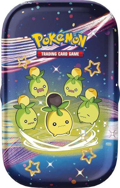 Pokémon Karmesin & Purpur Mini‑Tin Doboz – Paldeas Schicksale: Olini (2
booster, matrica és képkártya)
