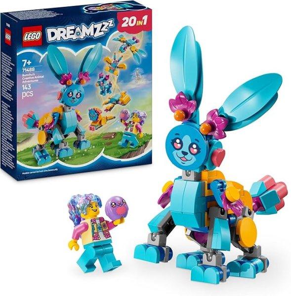 LEGO DREAMZzz 71488 – Bunchu kreatív állatkalandjai építőjáték
mozgatható nyuszival, 7 éves kortól