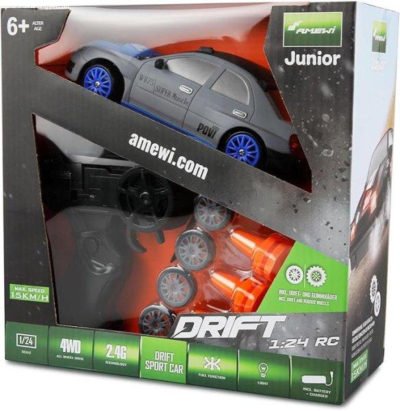 Amewi Drift Sport Car 4WD 1:24 RC távirányítós drift autó 