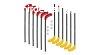 Floorball szett 18 rszes, 95/108 POPPIS - ACITO