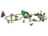 PlayTive Dinosaur Wooden Train Set - 46 darabos dinoszaurusz