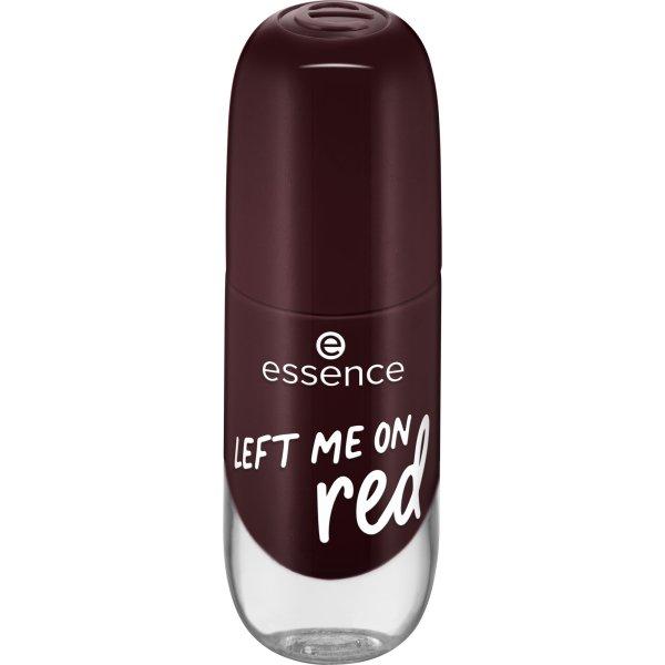 essence Körömlakk Gel Nail Colour 8 ml 72 LEFT ME ON red