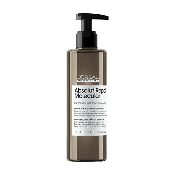 L'Oréal Professionnel Szérum sérült hajra Absolut Repair Molecular
(Professional Rinse-Off Serum) 250 ml
