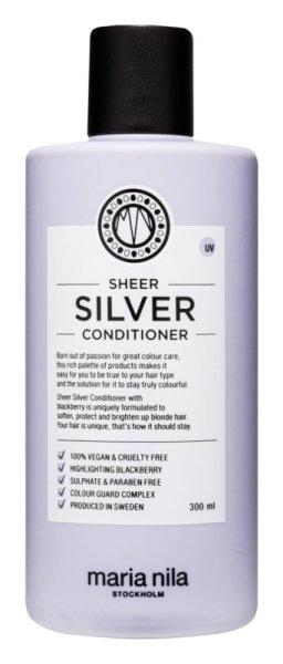 Maria Nila Hidratáló kondicionáló a sárga hajszín semlegesítésére Sheer
Silver (Conditioner) 100 ml