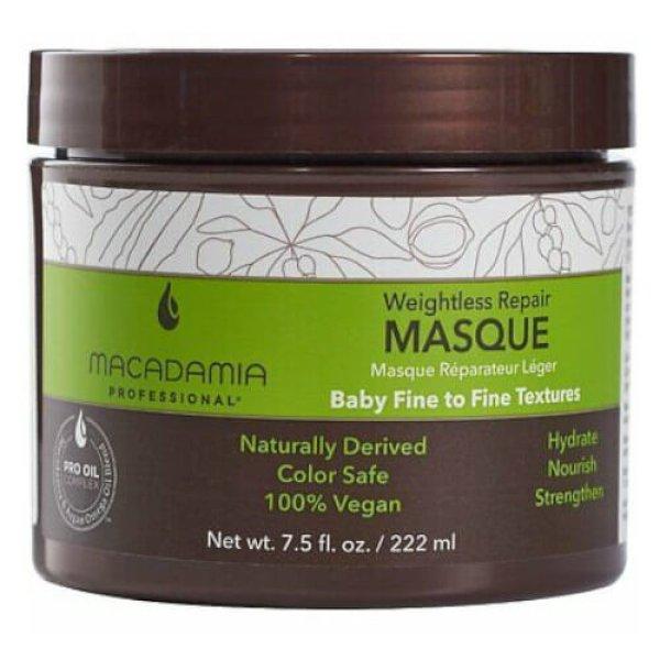 Macadamia Megújító maszk minden hajtípusra Weightless Repair (Masque) 222 ml