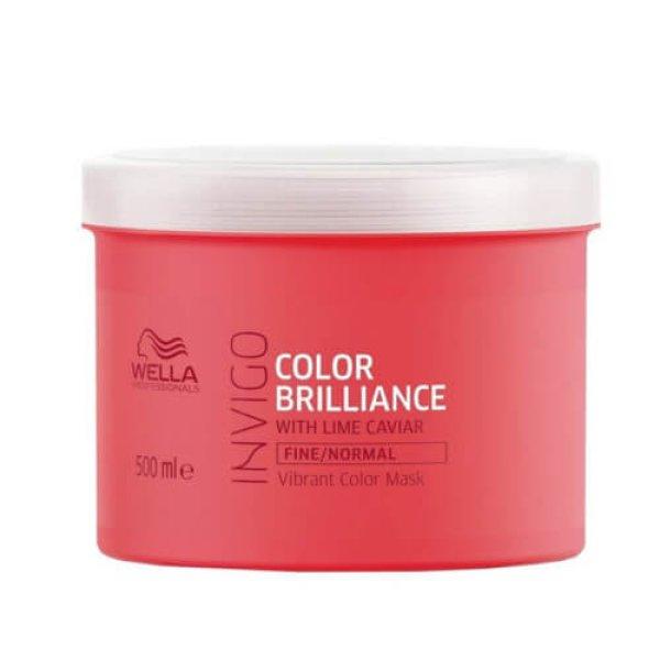 Wella Professionals Maszk vékonyszálú festett hajra Invigo Color Brilliance
(Vibrant Color Mask) 75 ml