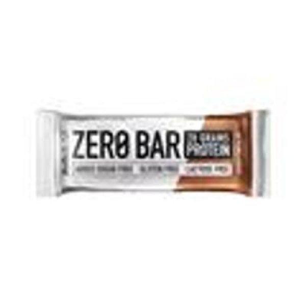 Fehérjeszelet, gluténmentes, 50g, BIOTECH USA "Zero Bar", dupla
csokoládé