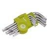 EXTOL CRAFT TORX kulcs klt., rvid, Cr40, TV/GS; 9db, T10-T
