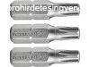 FORTUM behajthegy TORX, 3 db, S2 acl; T 3025mm, blisztere