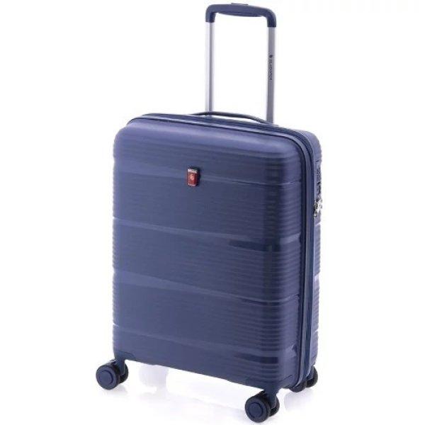 Gladiator Bionic sötétkék S Ryanair 55x40x20 bővíthető bőrönd,
kabinbőrönd