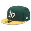 Sapkk New Era 59Fifty MLB Oakland Athletics Dark Green Fitt