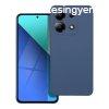 Xiaomi Redmi Note 13 4G szilikon tok, matt, velr bels, kk
