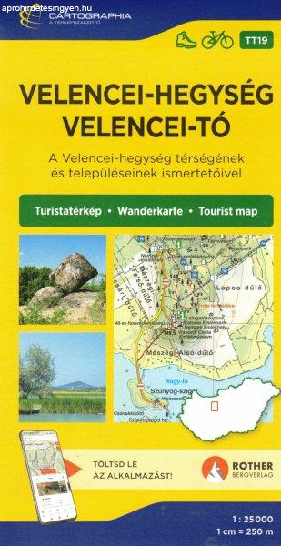 Velencei-hegység, Velencei-tó turistatérkép [TT19] 1:25000