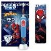 Oral B Elektromos fogkefe utaztokkal Vitality Pro Kids Spid