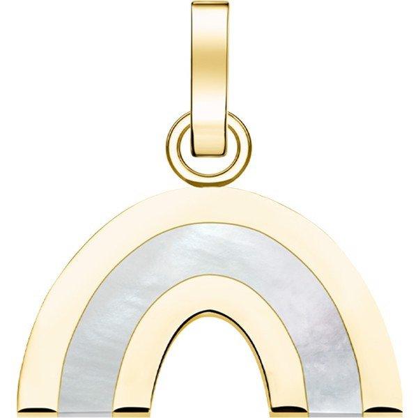 Rosefield Bájos aranyozott medál Szivárvány The Pendant PE-Gold-RAINBOW