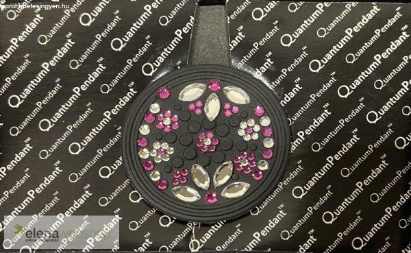 Fusion Excel lávakő medál Swarovski kristályokkal