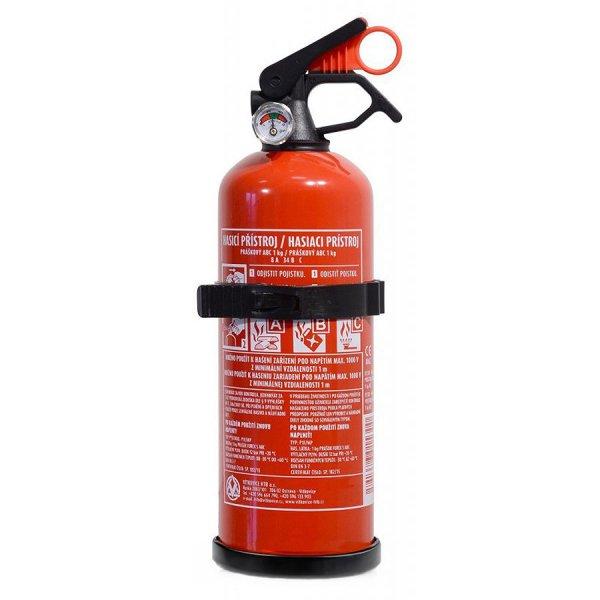 Porral oltó tűzoltó készülék – 1 kg, ABC, manométeres