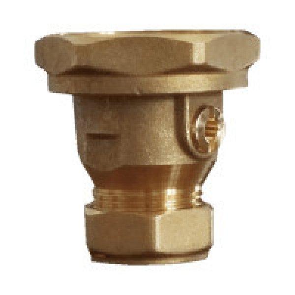 GIACOMINI R252 szivattyúcsatlakozó elzáróval, 6/4"x28mm