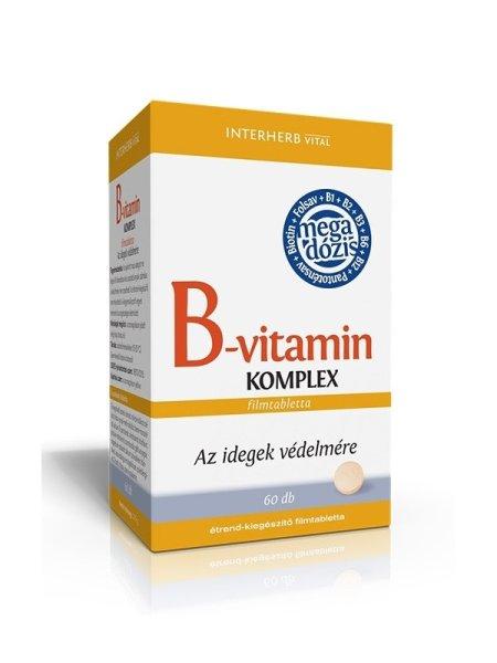 INTERHERB B-VITAMIN KOMPLEX TABLETTA 60 db