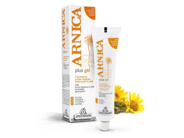 Specchiasol® Arnika plus gél - 30% árnika kivonattal. Zúzódás, ficam,
reuma, bőrgyulladások 75 ml