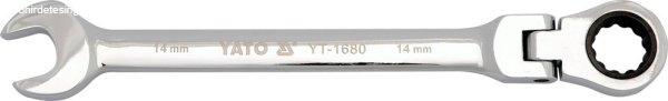 YT-1683 Racsnis csillag-villáskulcs csuklós 17mm