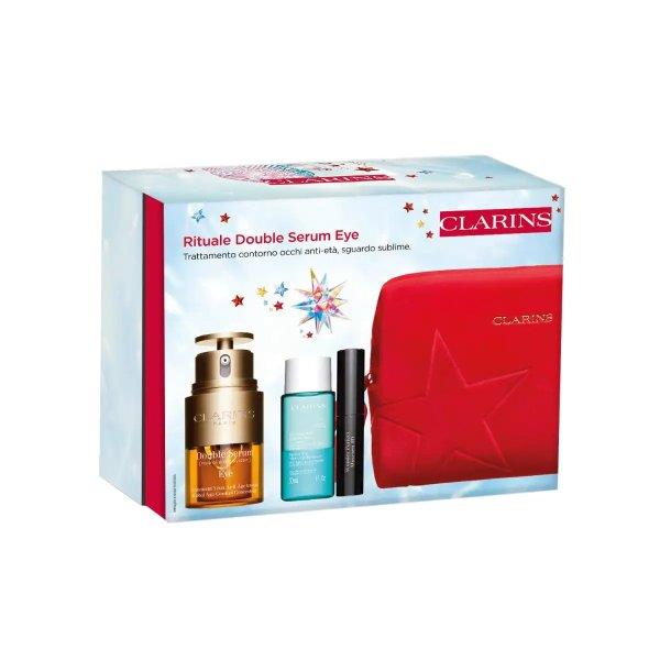 Clarins Bőrápoló ajándékcsomag Rituale Double Serum Eye
