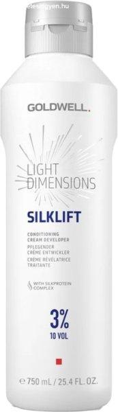 Goldwell Krémes peroxid a gyengéd hajvilágosításhoz Light Dimensions
SilkLift 3% (Conditioning Cream Developer) 750 ml
