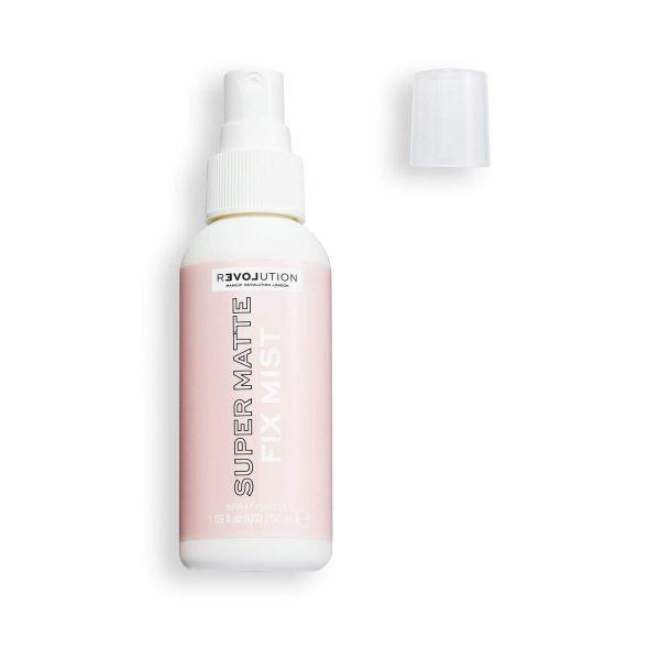 Revolution Mattító rögzítő spray és sminkalapozó Relove Super Matte (Fix
Mist) 50 ml