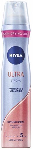 Nivea Hajlakk ultra erős fixálással Ultra Strong (Styling Spray) 250 ml