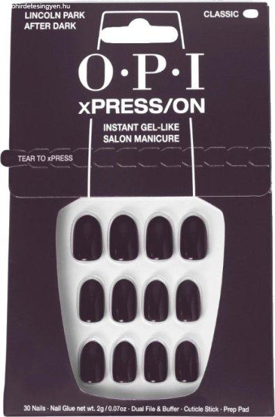 OPI Gél körmök xPRESS/ON (Press On Nails - Lincoln Park After Dark)