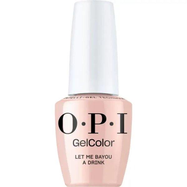 OPI Zselés körömlakk GelColor 15 ml Let Me Bayou A Drink