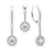 Brilio Silver Luxus ezst medl s flbeval szett SET199W