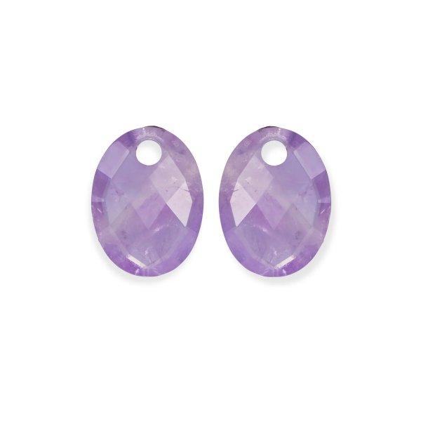 Sparkling Jewels Ametisztből készült ovális medálok fülbevalókhoz
EAGEM05-MO