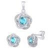 Silvego Ezst kszer szett Topazem Swiss s Brilliance Zirco