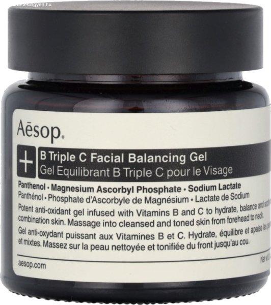 Aesop Hidratáló gél az egységes és ragyogó arcbőrért B Triple C (Facial
Balancing Gel) 60 ml