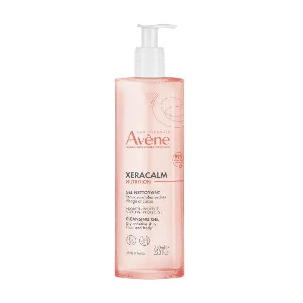 Avène Mosakodó gél arcra és testre Xeracalm Nutrition (Cleansing Gel) 750 ml