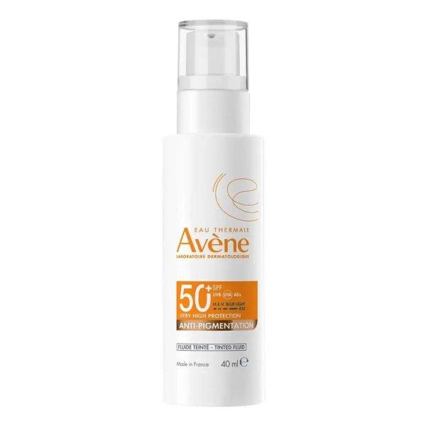 Avène Színezett védő fluid pigmentfoltok ellen SPF 50+ Anti-Pigmentation
(Tinted Fluid) 40 ml