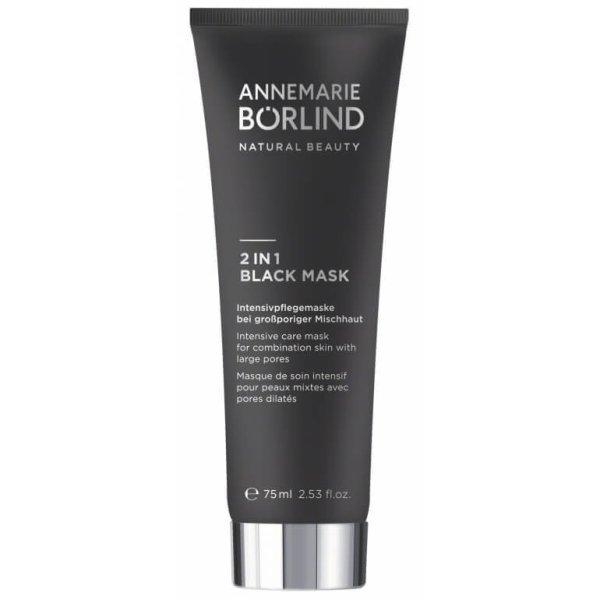 ANNEMARIE BORLIND Fekete maszk 2 az 1-ben (2 in 1 Black Mask) 75 ml