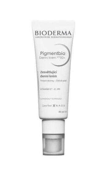 Bioderma Bőrvilágosító és védő nappali krém SPF 50+ Pigmentbio Daily
Care (Brightening Daily Care) 40 ml
