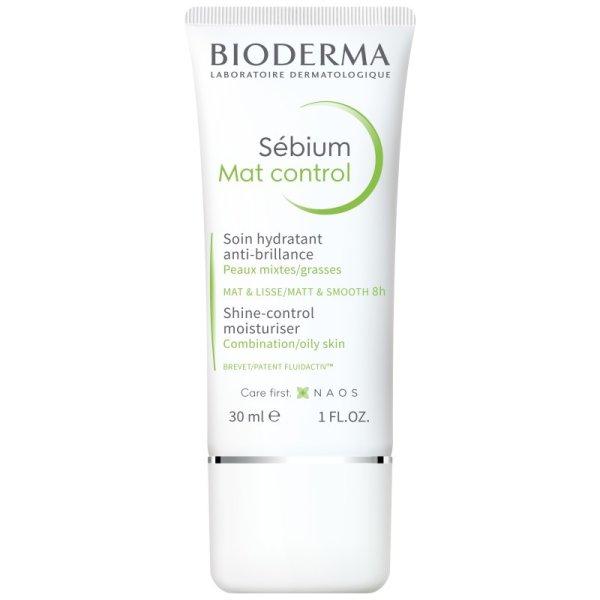Bioderma Mattító hidratáló bőrkrém Sebium Mat Control (Shine-Control
Moisturiser) 30 ml