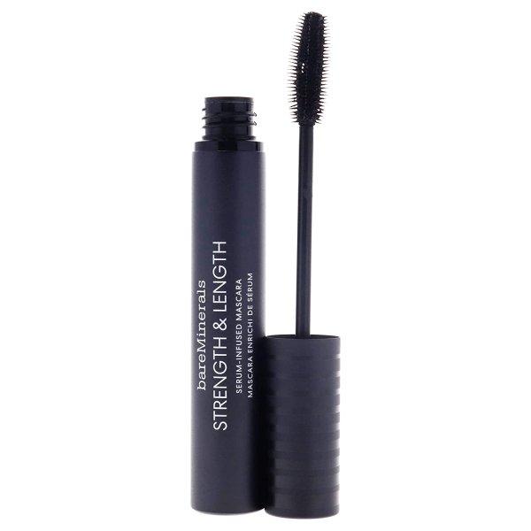 bareMinerals Erősítő és hosszabbító szempillaspirál Strength & Length
(Serum-Infused Mascara) 8 ml Black