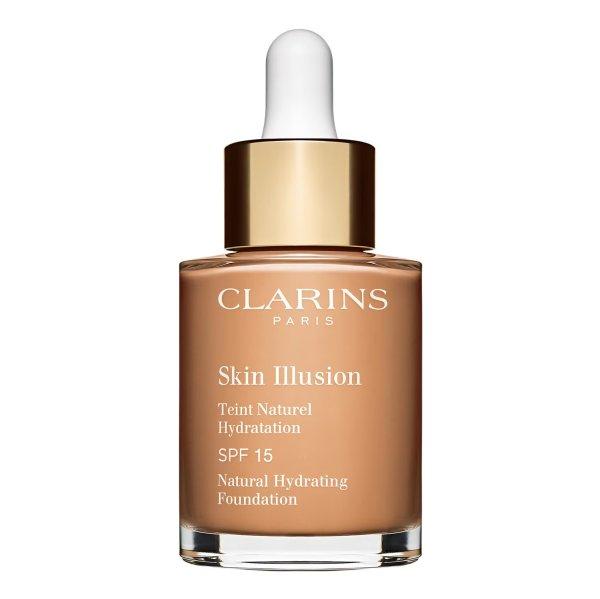 Clarins Hidratáló smink Skin Illusion SPF 15 (Natural Hydrating Foundation) 30
ml 108.5 Cashew
