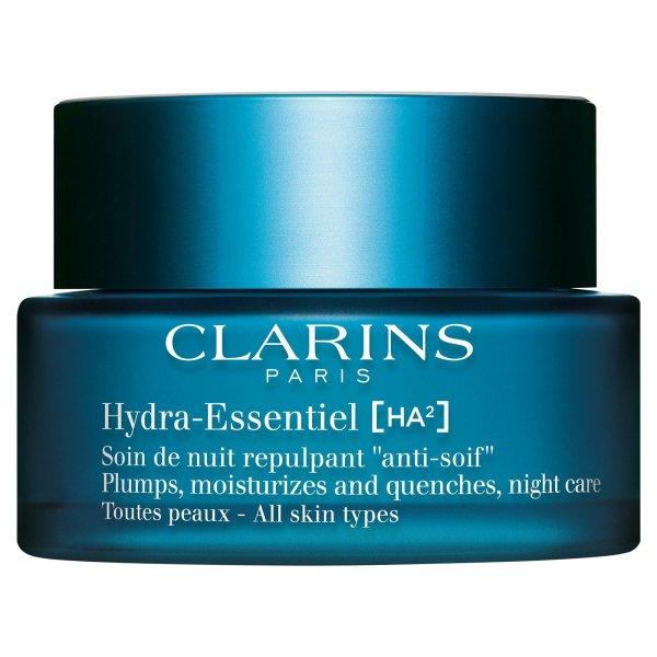 Clarins Hidratáló éjszakai krém minden bőrtípusra Hydra Essentiel (Plumps,
Moisturizes and Quenches Night Cream) 50 ml