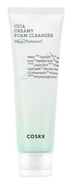 COSRX Krémes tisztító hab Pure Fit Cica Creamy (Foam Cleanser) 75 ml