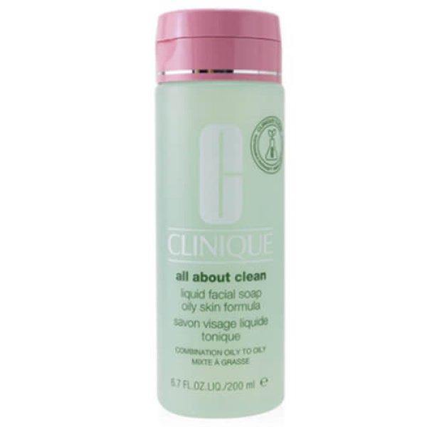 Clinique Folyékony arctisztító szappan kombinált zsíros bőrre (Liquid
Facial Soap Oily Skin) 200 ml