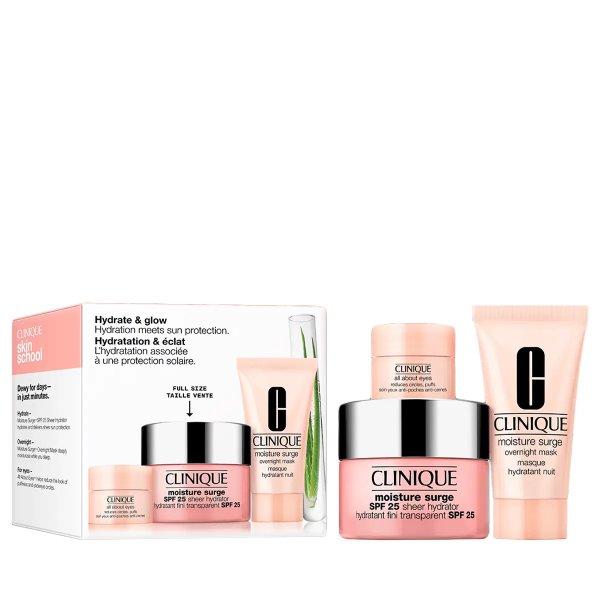 Clinique Hidratáló bőrápoló ajándékcsomag Hydration & Glow Set