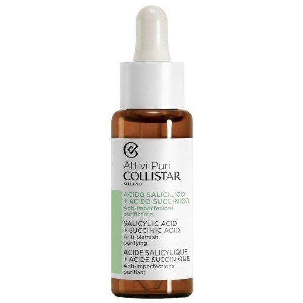 Collistar Bőrszérum Attivi Puri Salicylic Acid + Succinic Acid 30 ml