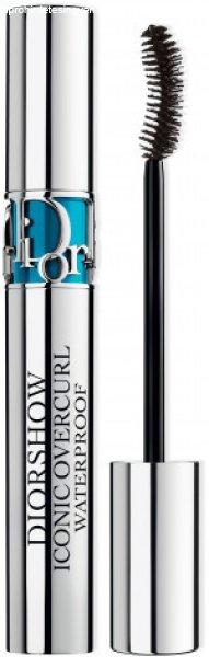 Dior Volumennövelő vízálló szempillaspirál a tökéletes göndör
pillákért Diorshow Iconic Overcurl Wateproof (Mascara) 6 g Over Black