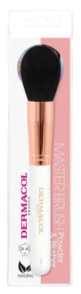 Dermacol Kozmetikai ecset púderhez és pirosítóhoz tokkal Rose Gold D56