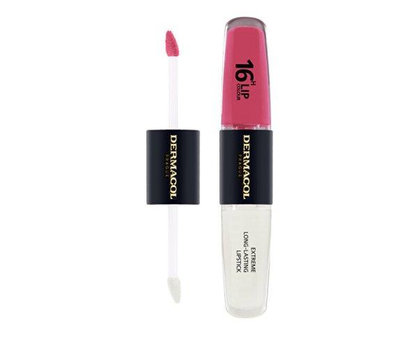 Dermacol Hosszantartó kétfázisú ajakszínező és szájfény 16H Lip Colour
(Extreme Long-Lasting Lipstick) 4 + 4 ml 6